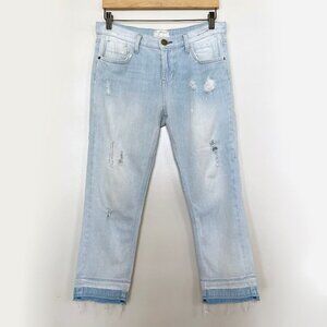 Current/Elliott Carpenter Destroy Crop Jeans Sz 26